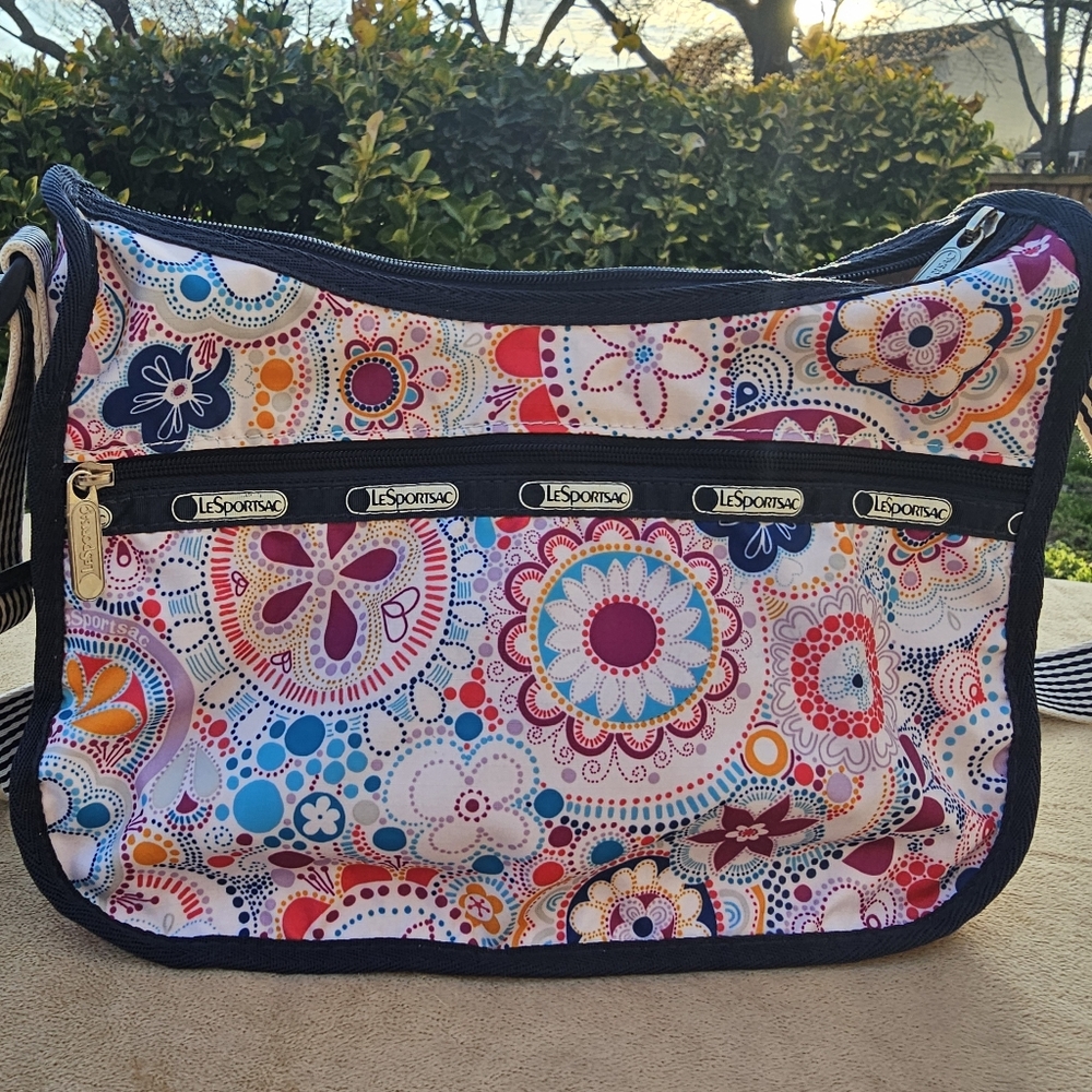 LeSportsac Women's Multicolor Floral Crossbody Bag